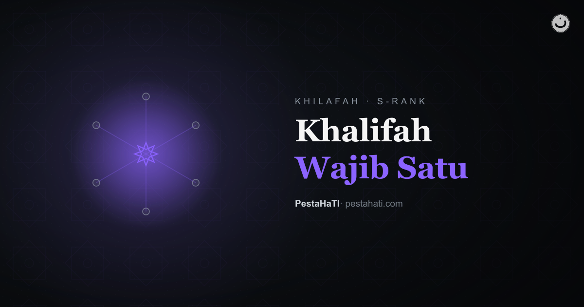 Kenapa Khilafah Wajib Satu, Tidak Boleh Dua?