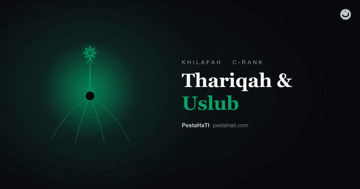Thariqah dan Uslub: Yang Tetap dan Yang Boleh Berubah